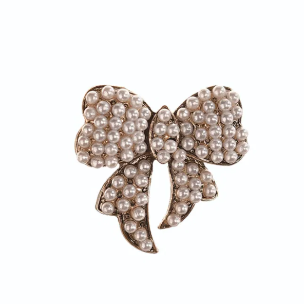 Hot Tomato Beau Bow Pin
