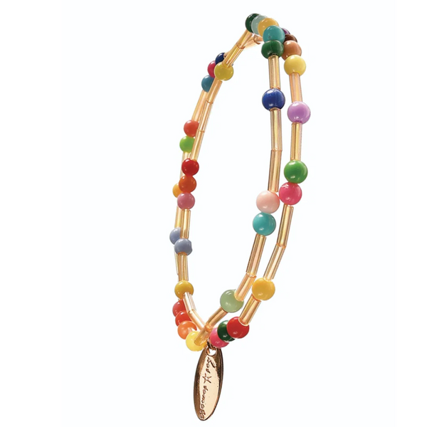 Hot Tomato Bugles & Beads Fiesta Bracelet