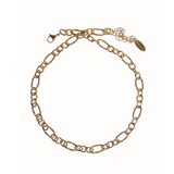 Hot Tomato Figaro Style Chain Links Necklace