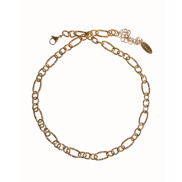 Hot Tomato Figaro Style Chain Links Necklace