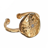 Hot Tomato Sun Pebble Ring