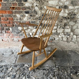 Mid Century Blonde Ercol 435 Rocking Chair