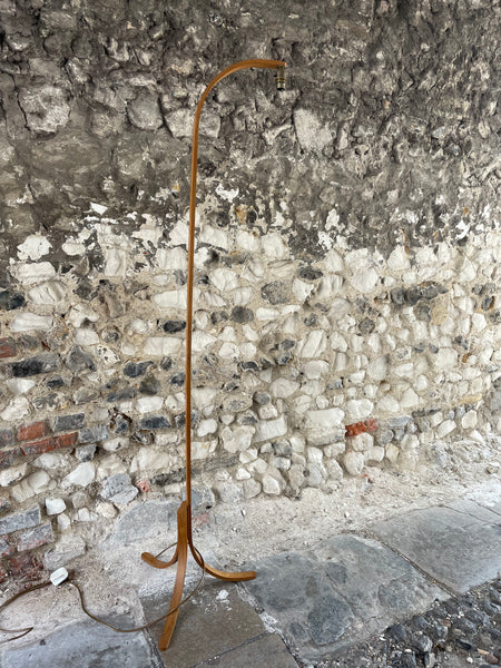 Mid Century Teak Standard Lamp