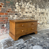 Low Pine Chest of Drawers