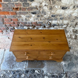Low Pine Chest of Drawers