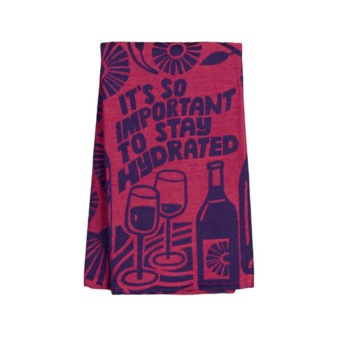 Blue Q Stay Hydrated Tea Towel