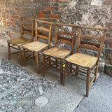 Set of Four Chapel Chairs