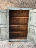 Large Vintage Indian Painted Linen Cupboard