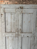 Large Vintage Indian Painted Linen Cupboard