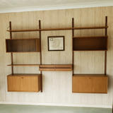 Danish Mid-Century Teak Cado Wall Unit by Poul Cadovius