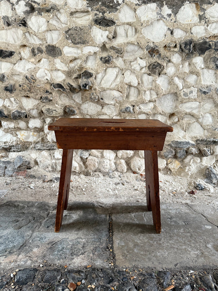 Antique Pine Milking Stool