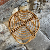 Retro Bamboo Footstool