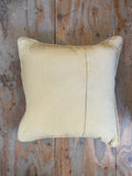 Cotton Jute Kilim Cushion -Green and Orange