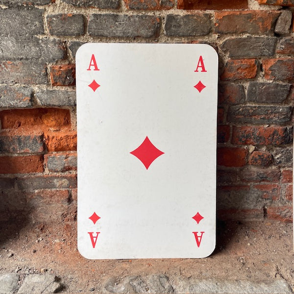 Vintage Large Decorative Playing Card