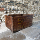 Vintage Saxa Salt Box