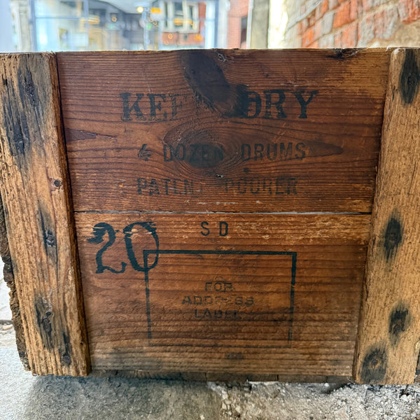 Vintage Saxa Salt Box