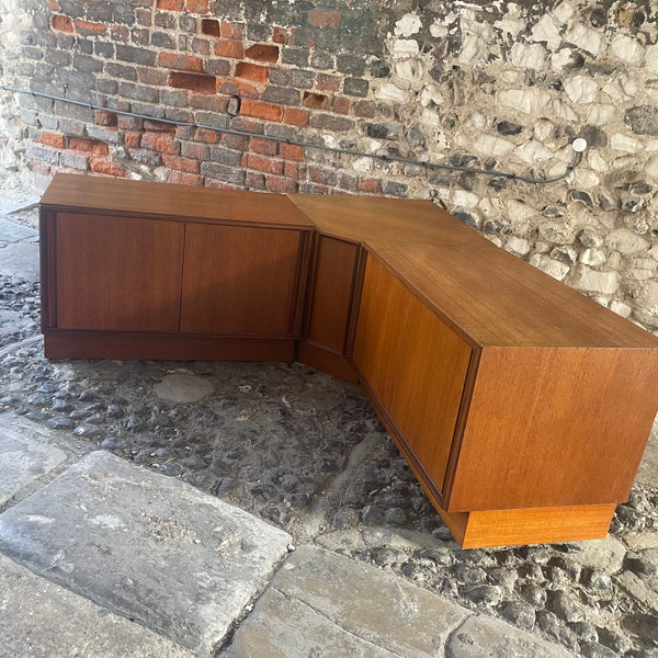Mid Century G-Plan 3-Piece Corner Unit