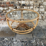 Vintage Bamboo Coffee Table