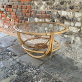 Vintage Bamboo Coffee Table