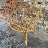 Vintage Bamboo Circular Chair