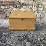 Antique Pine Storage Box