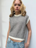 OST - Alma Striped Vest Cream