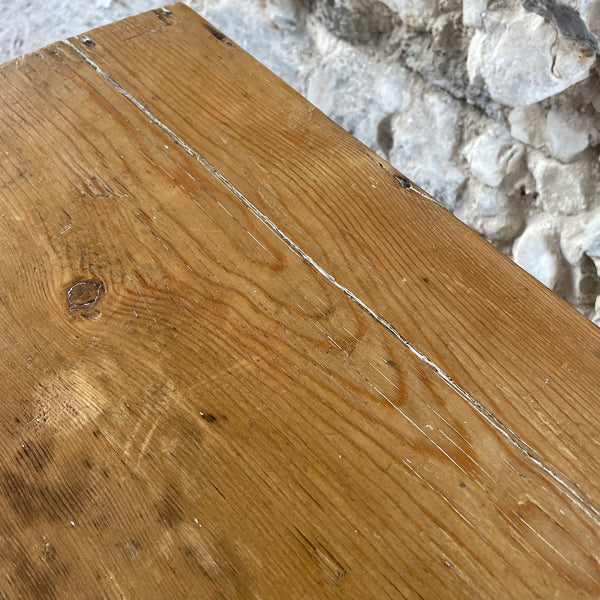 Antique Pine Domed Trunk