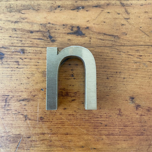 Vintage Lowercase Gold Letters - Small