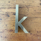 Vintage Lowercase Gold Letters - Small