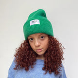 OST London Clara Angora Beanie Apple Green