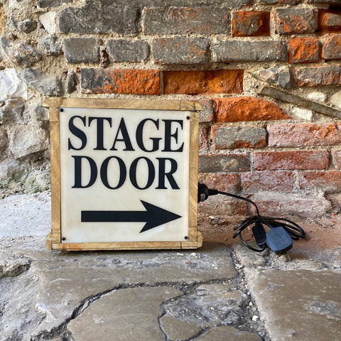 Vintage Stage Door Light Box