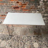 Industrial Table with Hairpin Legs