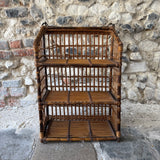 Vintage Rattan Shelves
