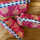 Quilted Wash Bag - Pink Tiger