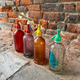 Coloured Glass Vintage Soda Syphons