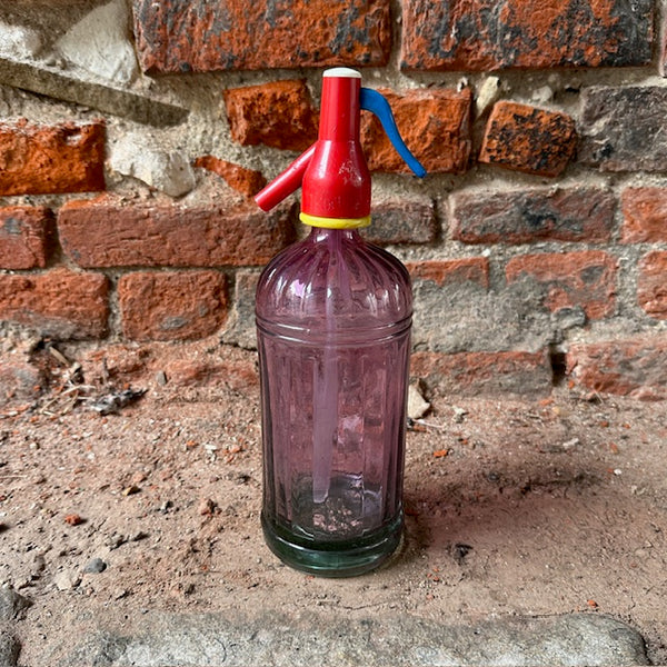 Coloured Glass Vintage Soda Syphons