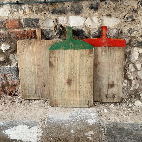 Vintage Wooden Serving Board Rectangle - Green