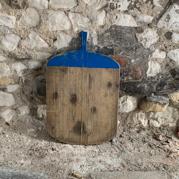 Vintage Wooden Serving Board Rectangle - Blue