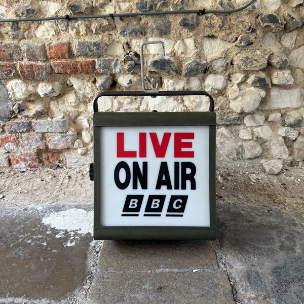 Live on Air Lightbox in Metal Casing