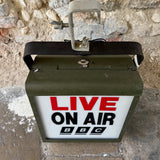 Live on Air Lightbox in Metal Casing