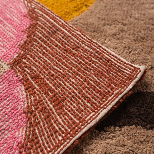 Ian SnowMadeleine Abstract Recycled Cotton Rug underside