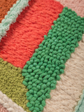 Ian Snow Abstract Texture Embroidered Cushion Close