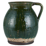 Ib Laursen Avignon Vase w/Handle - Rustic Green