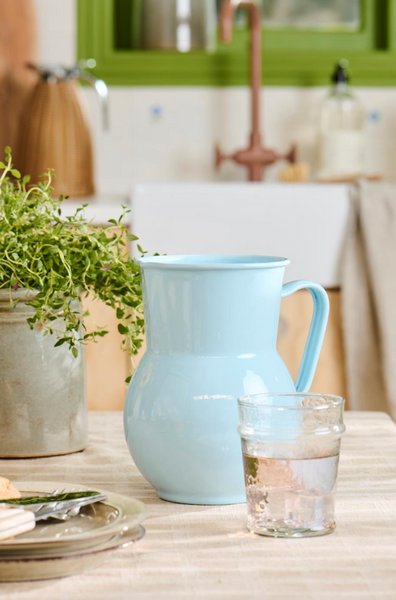 Ib Laursen Enamel Pitcher Dusty Blue Stylde