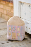 Ib Laursen door stopper house white, red and blue stripe Close