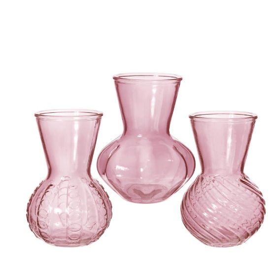 Ideas 4 Seasons Vase Kristal 3 Smaragd - Pale Pink