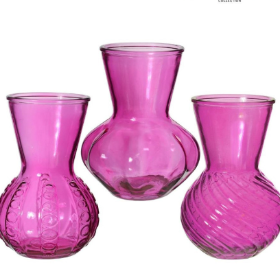 Ideas 4 Seasons Vase Kristal 3 Smaragd - Pink