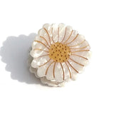Hand-Painted Mini Daisy Claw Hair Clip | Eco-Friendly