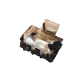 Small Resin Clip In Monochrome