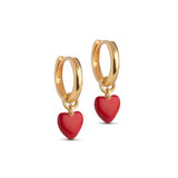 ENAMEL Copenhagen Gold Amore Hoops 20 x 7 mm